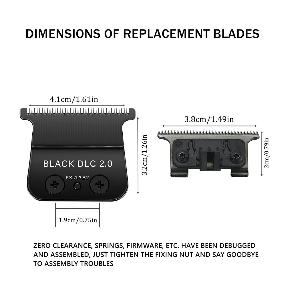Audoc FX707Z DLC 2.0 blade design for cooler, smoother cuts