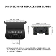 Audoc FX707Z DLC 2.0 blade design for cooler, smoother cuts