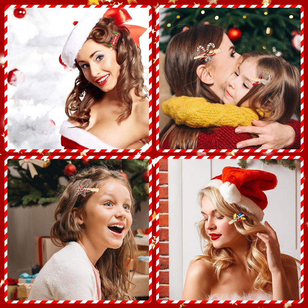 AUGSUN wreath hair clip frames hairstyles with seasonal elegance