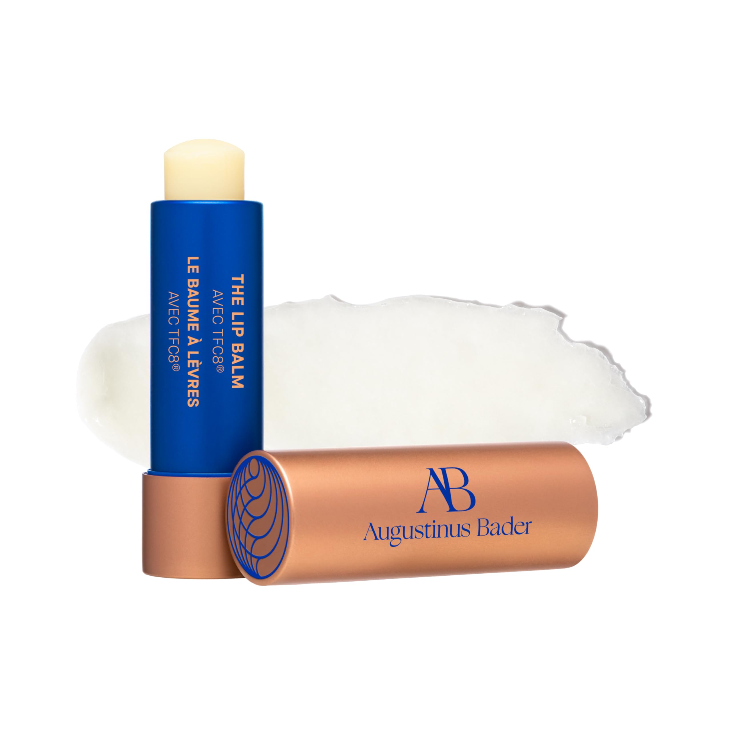 Augustinus Bader Lip Balm tube packaging showing premium, travel-friendly moisture container.