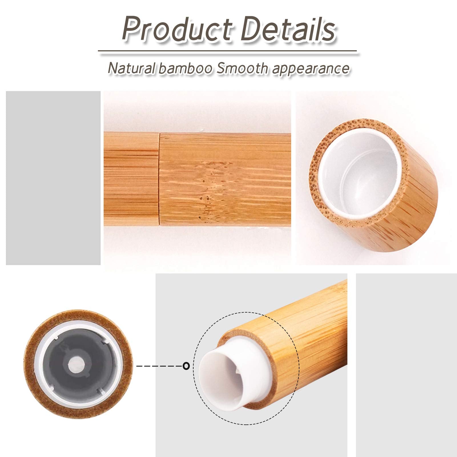 AUHOKY compact tubes are purse-friendly and portable