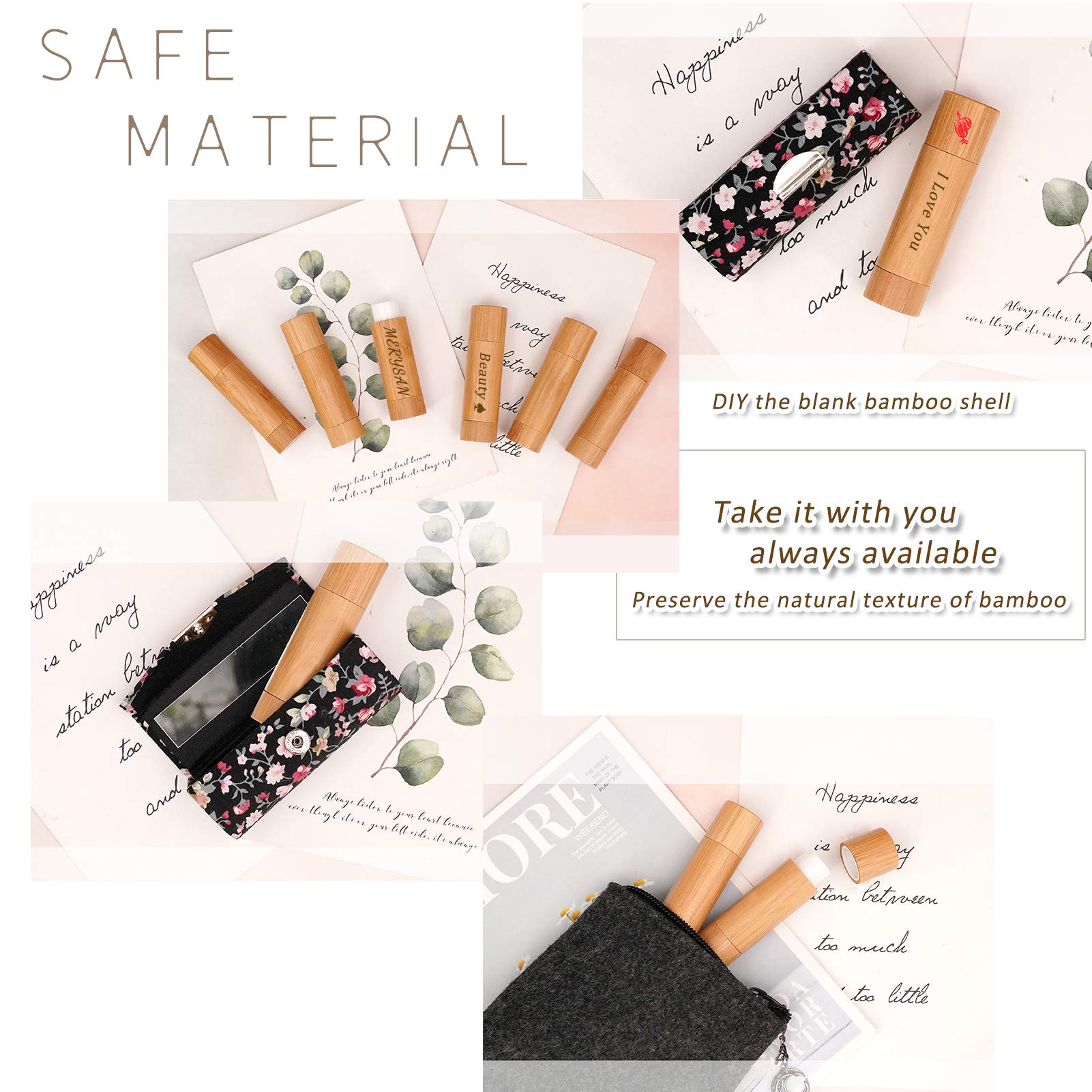 AUHOKY snap-cap design prevents leaks and messes