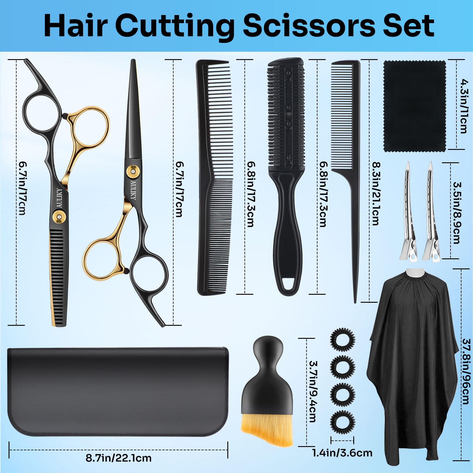 AULikY home styling tools complete kit ideal for family haircuts