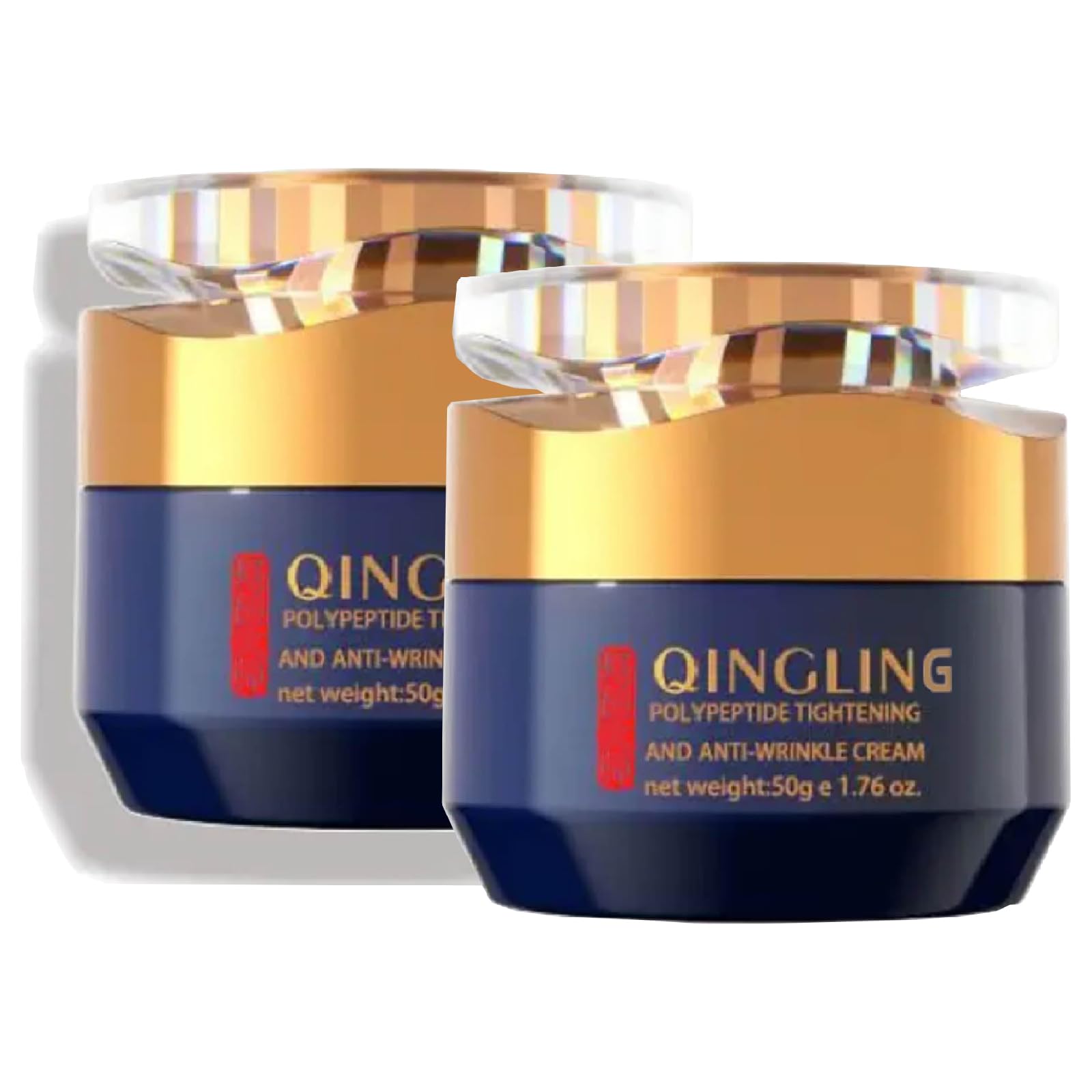 Aultink Qingling cream jar closeup highlighting premium packaging for deep hydration.