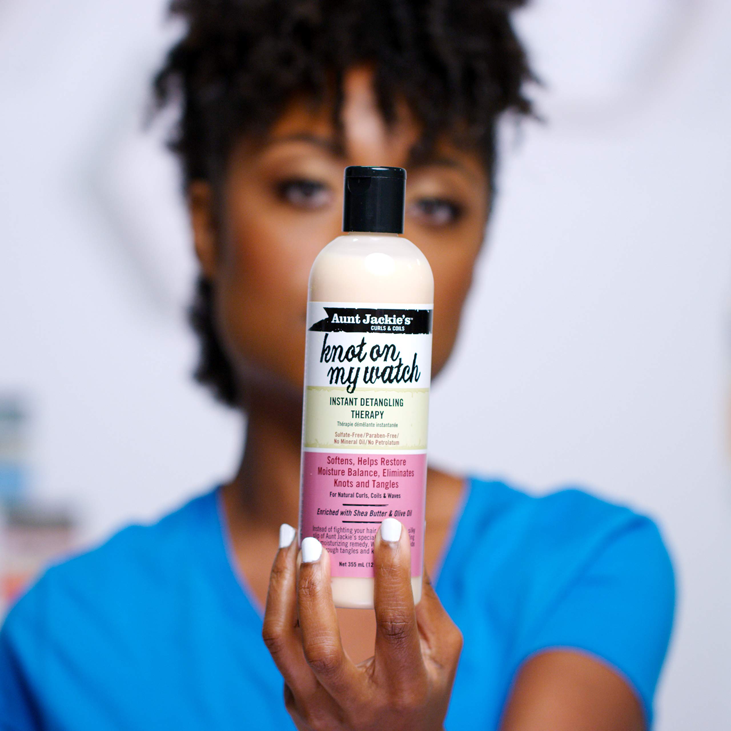 Knot On My Watch creamy formula delivers slip to tame knots without snagging.