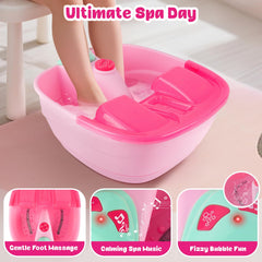 AuntyFey kids spa day kit flip flops for comfortable post-pamper wear.