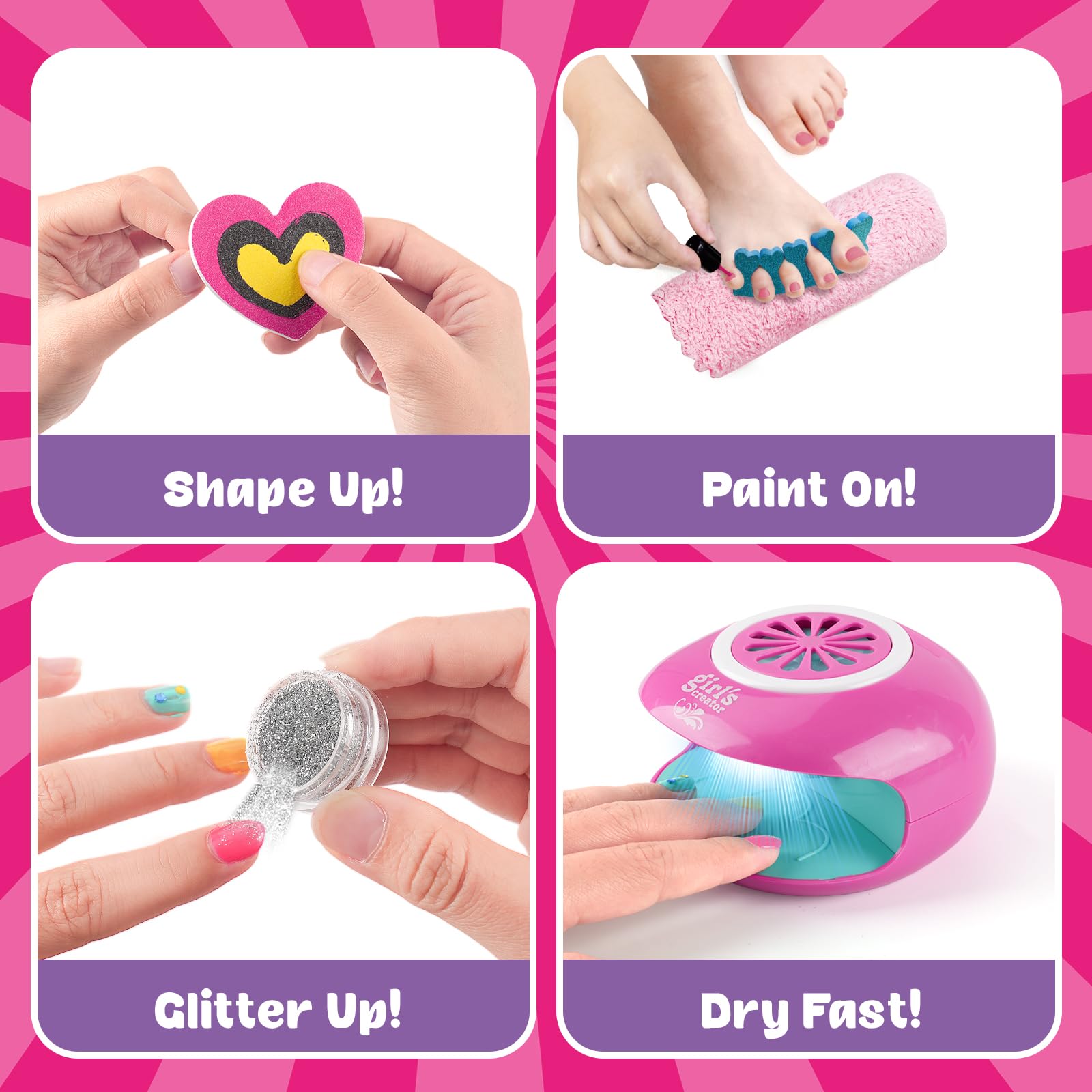 AuntyFey kids spa day kit towel for cozy finishing touches.