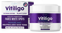 Aura Vitamins Vitiligo Cream bottle for daily application to support even tone