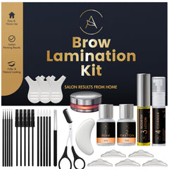 AURAE Eyebrow Lamination Kit packaging for at-home brow lift convenience