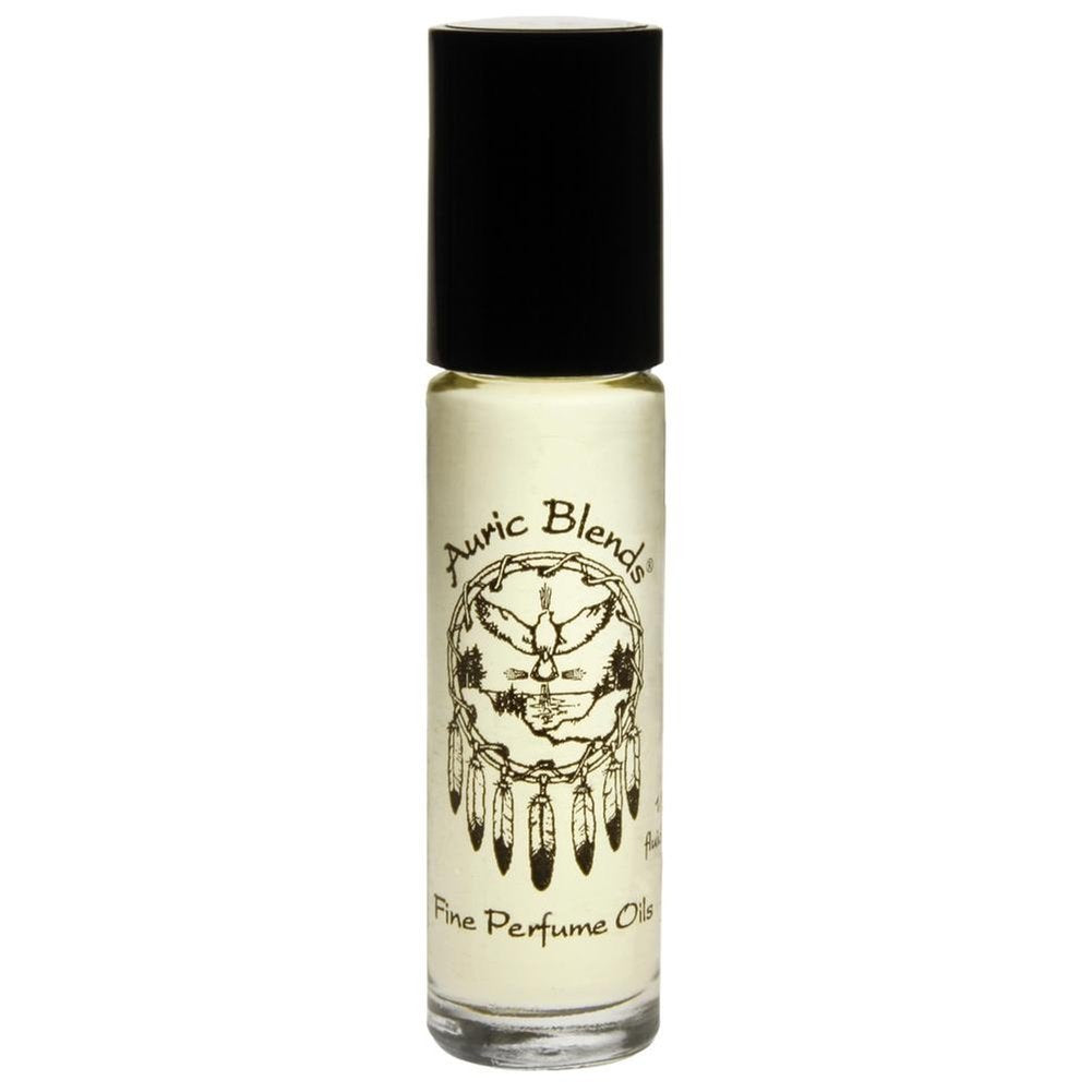Auric Blends Egyptian Goddess roll-on bottle for daily wear with musk and soft florals.