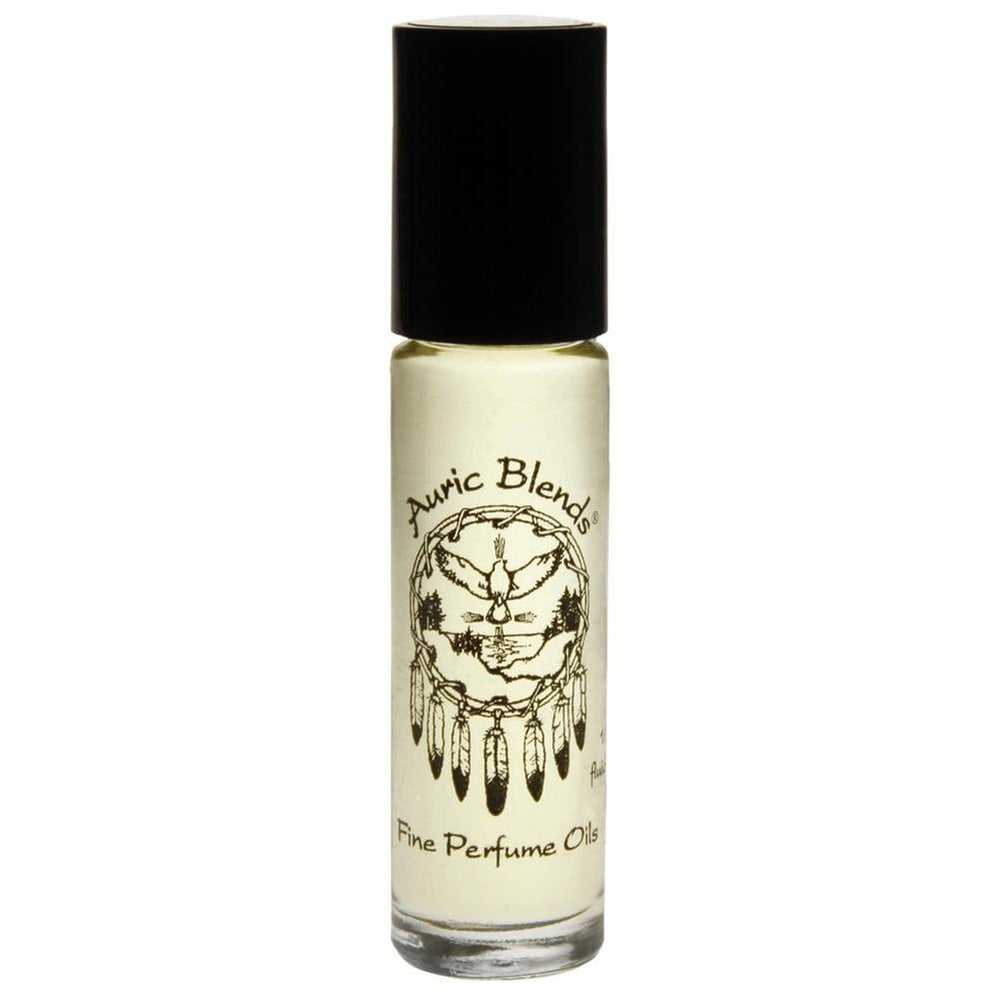 Auric Blends Egyptian Goddess roll-on bottle for daily wear with musk and soft florals.