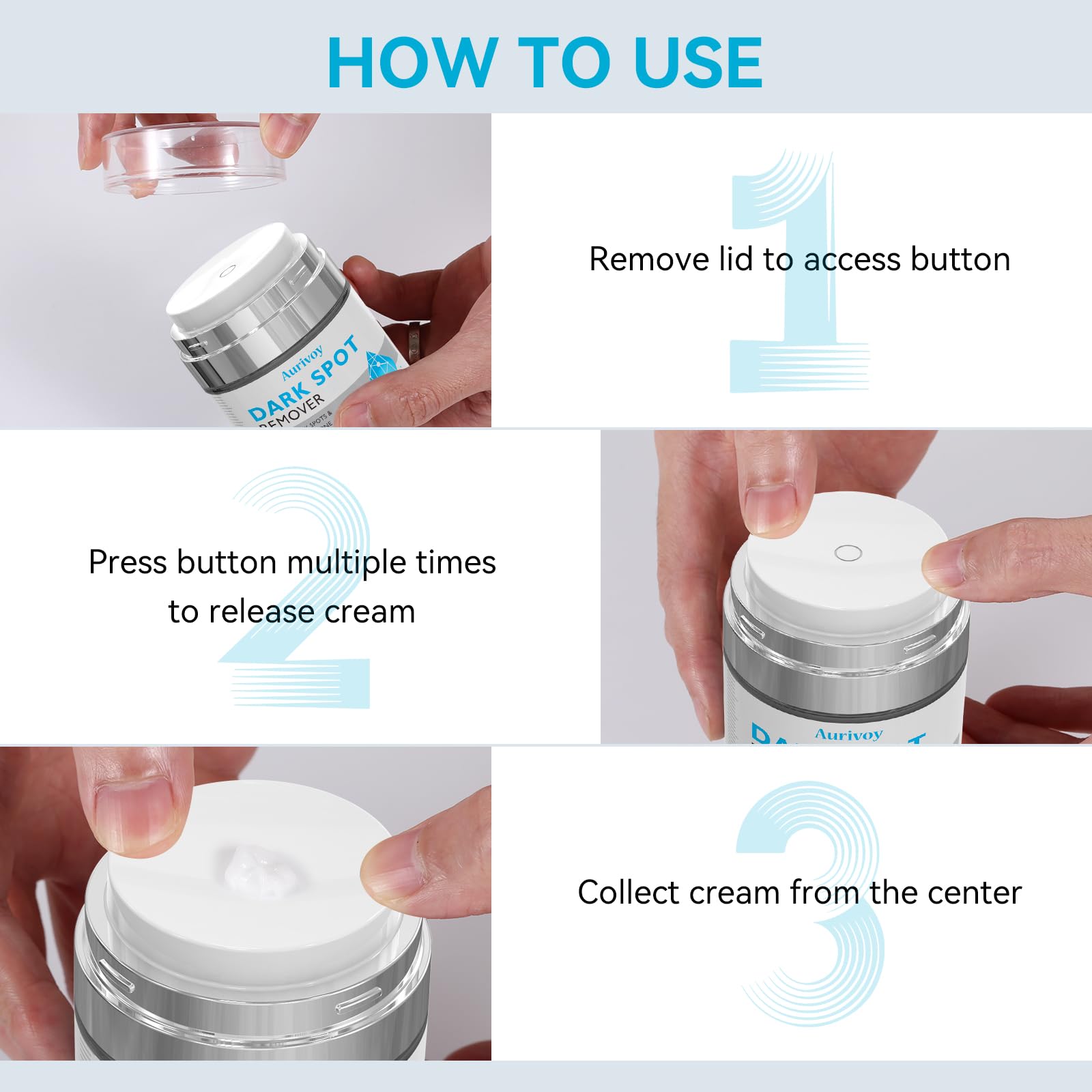 Aurivoy night routine image showing consistent application.
