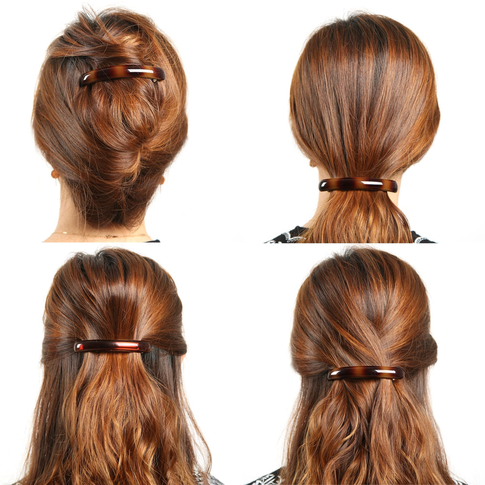 Aurora Pin autoclasp barrettes showcase Korean craftsmanship and durable construction.