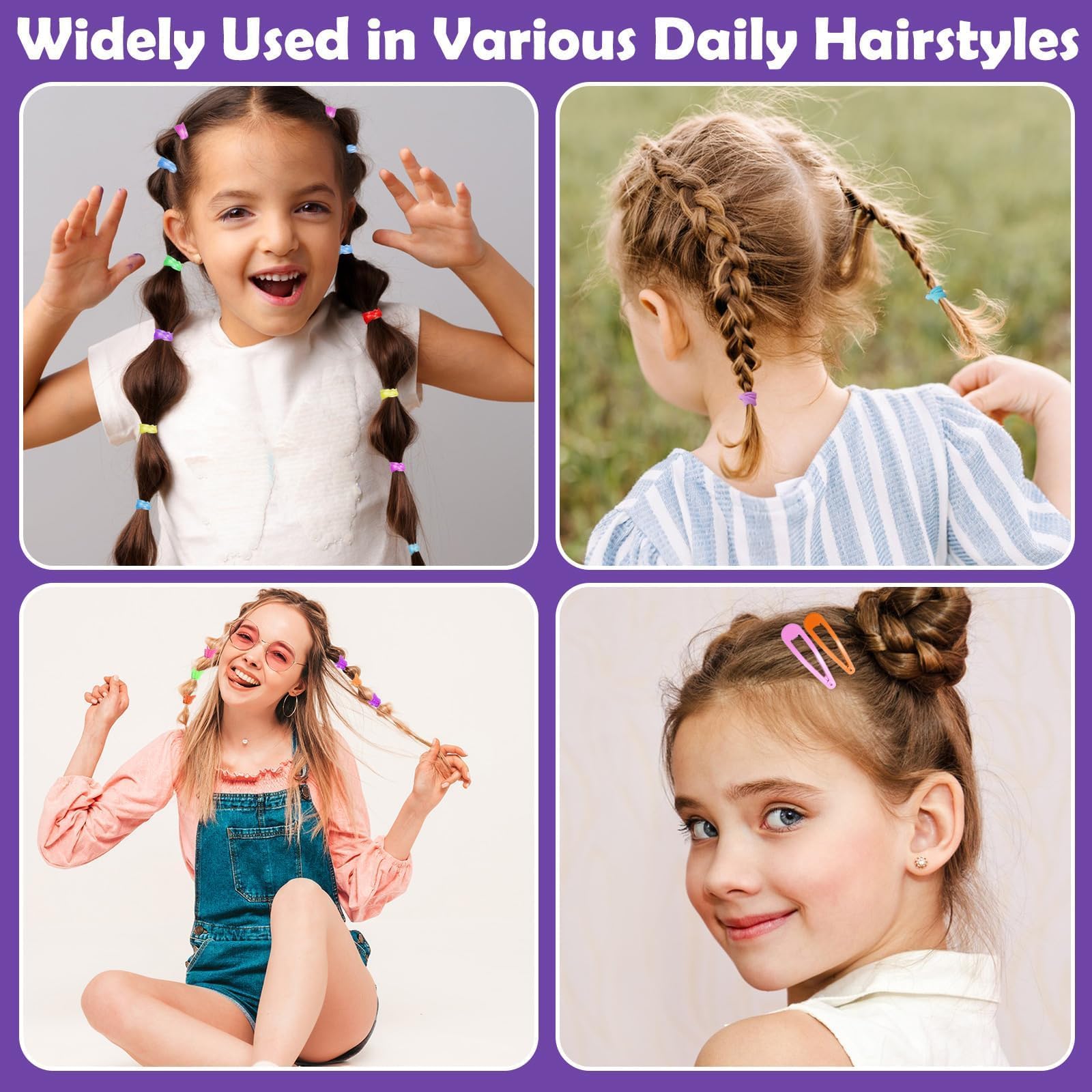 Auroray baby hair clips adding cute accents while staying secure