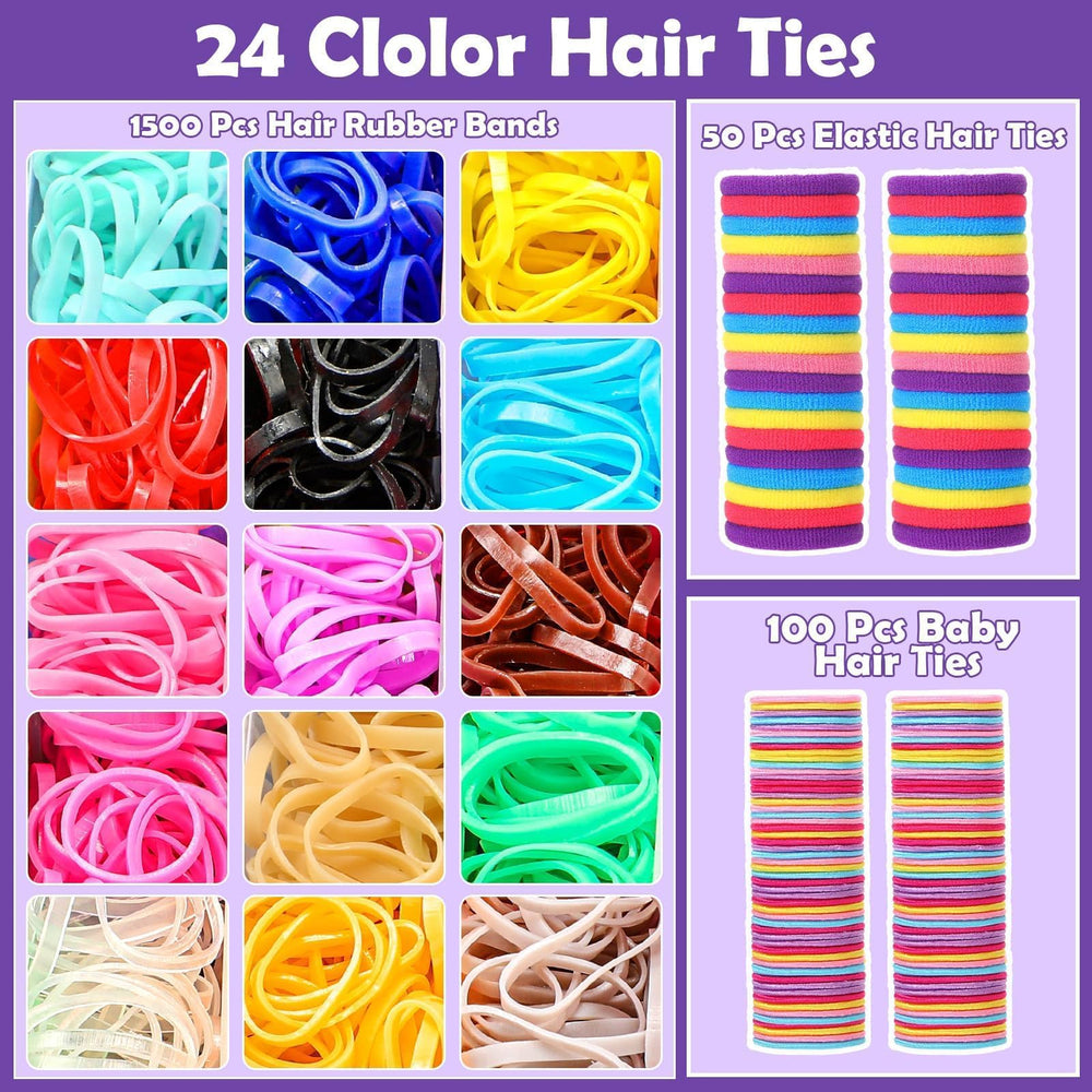 Auroray baby hair ties shown for delicate, gentle hold