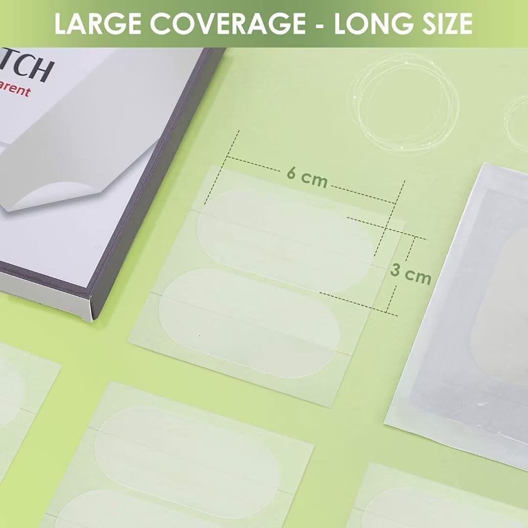 AUSLKA blemishes patches edge-thin periphery blends with skin.