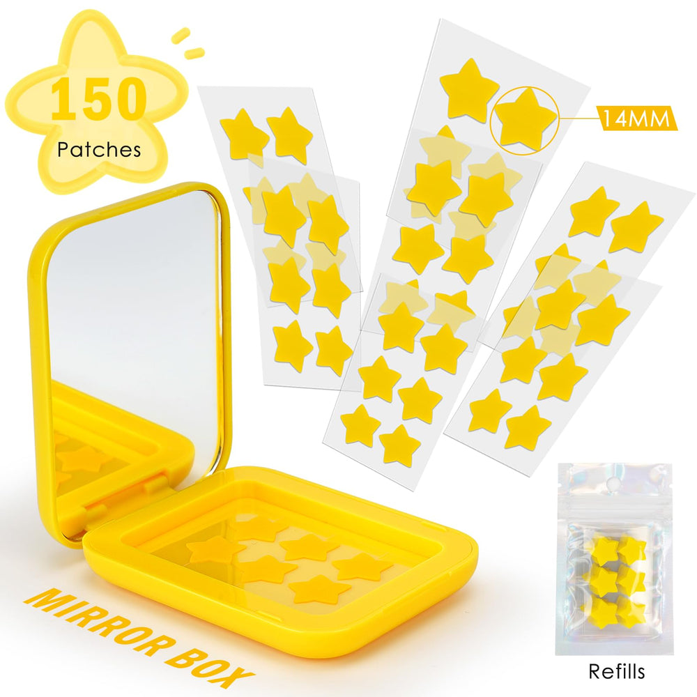AUSLKA Star Pimple Patches party pack featuring multiple patches and stars
