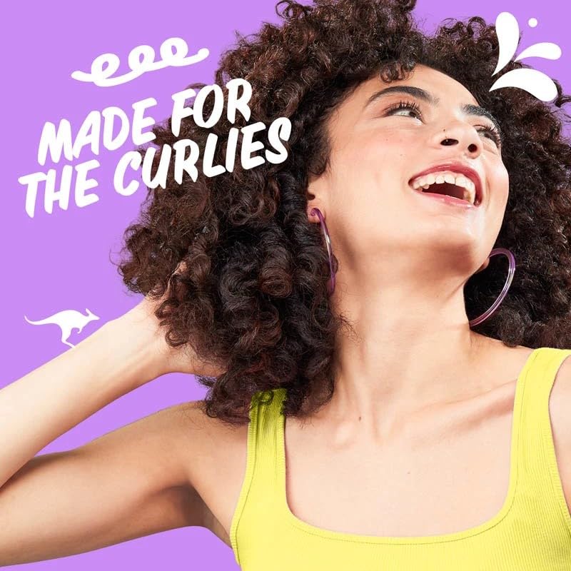 Aussie Miracle Curls Defining Oil coconut-jojoba ingredients highlighted for nourishment.