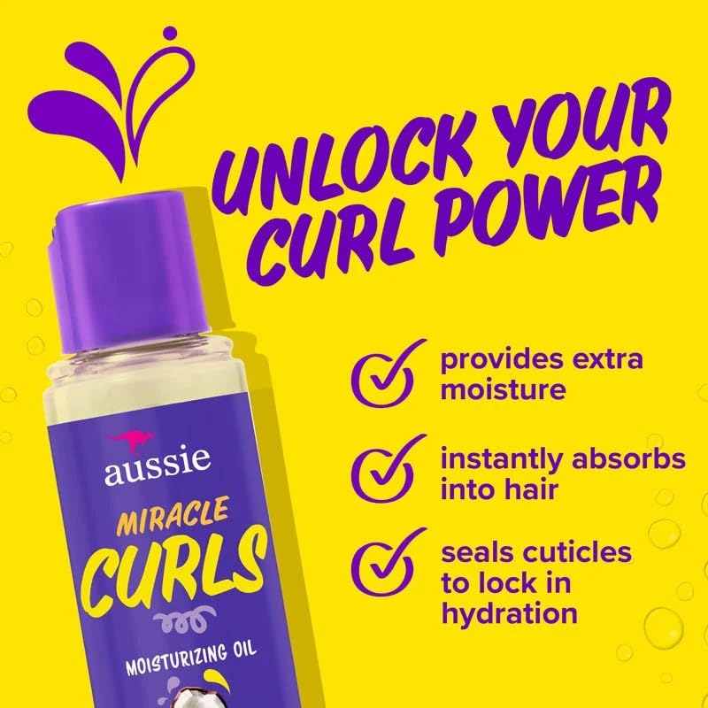 Aussie Miracle Curls Defining Oil scent notes with grapefruit-berry-spice aroma.