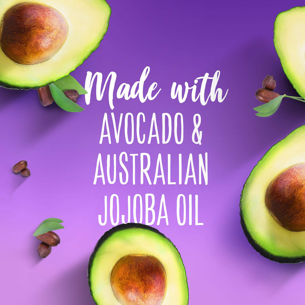Aussie Miracle Moist shampoo lather showing rich texture.
