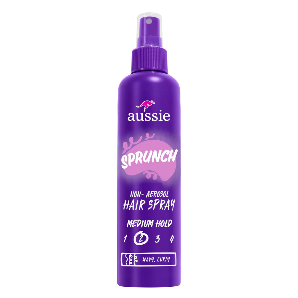 Aussie Sprunch pack of 3 bottles on display ready to define curls all day.