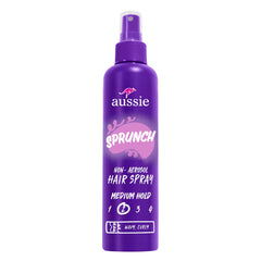 Aussie Sprunch pack of 3 bottles on display ready to define curls all day.