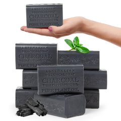 Australian Botanical Soap African Black Soap with activated charcoal for deep cleansing benefits.
