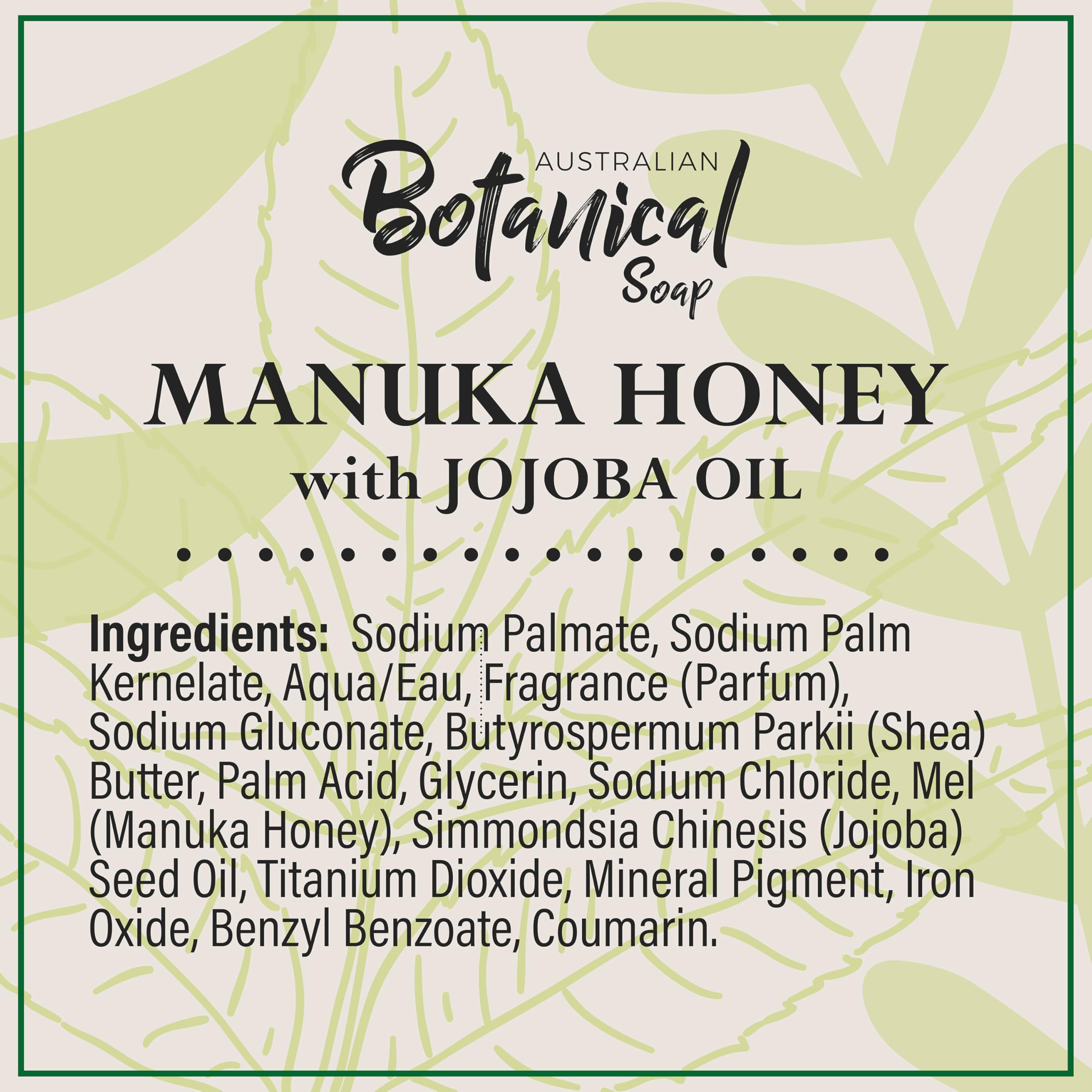 Australian Botanical Soap Australian heritage design reflects natural ingredient storytelling