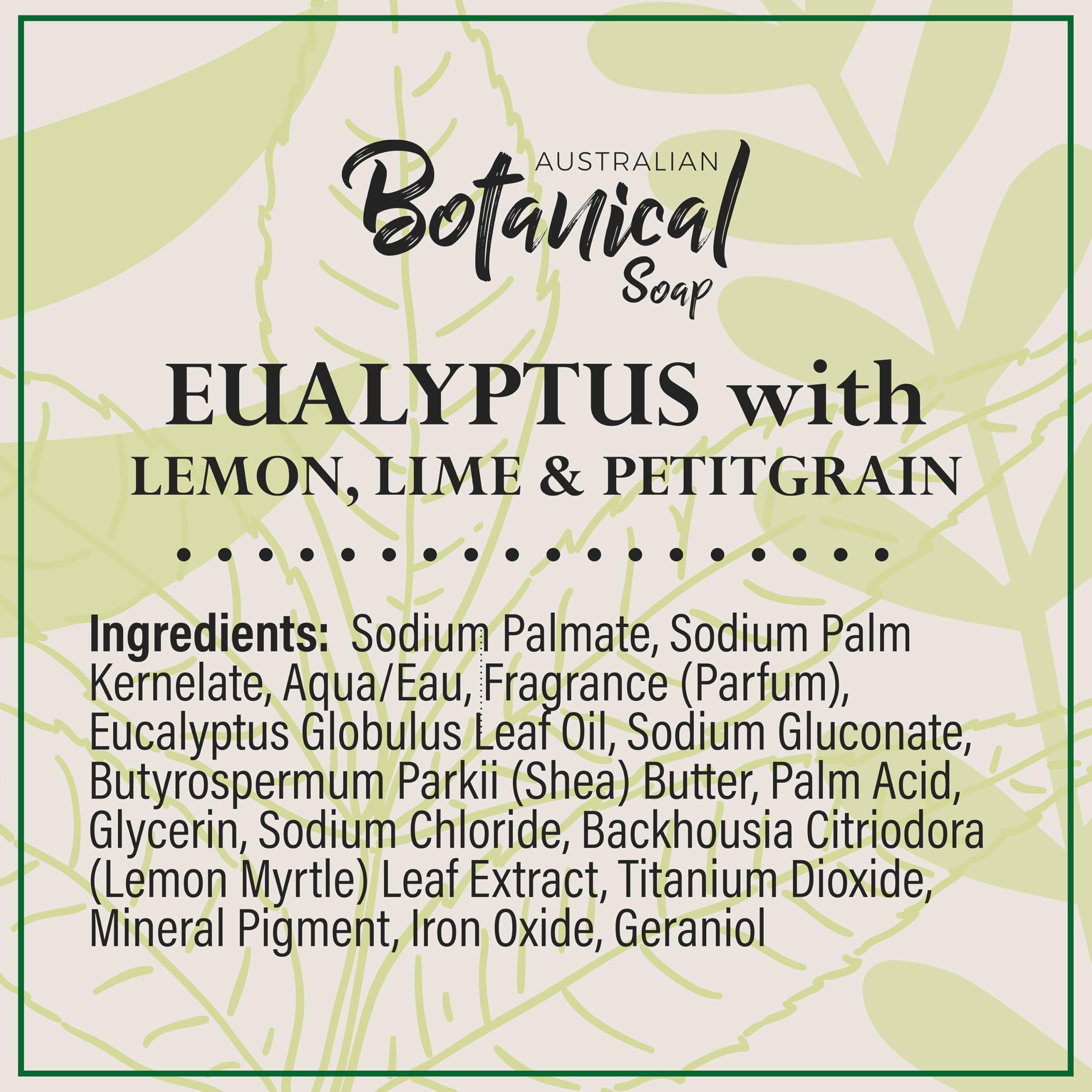 Australian Botanical Soap bulk-pack of eight bars ready for home use.