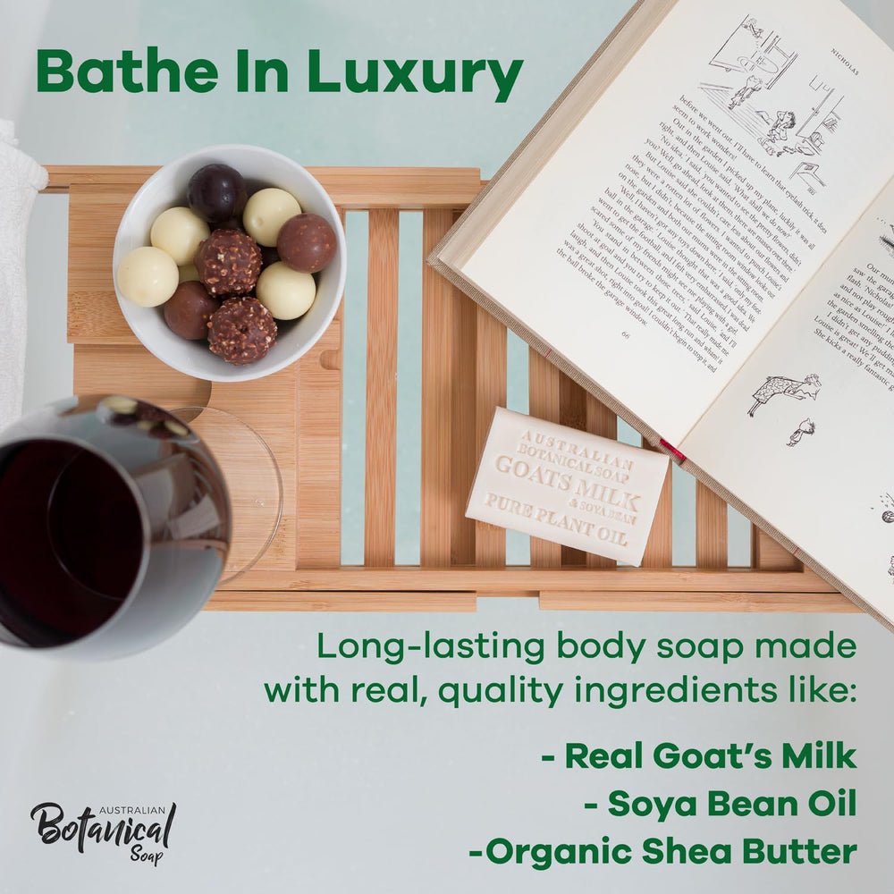 Australian Botanical Soap goat milk bar creamy lather for daily cleansing