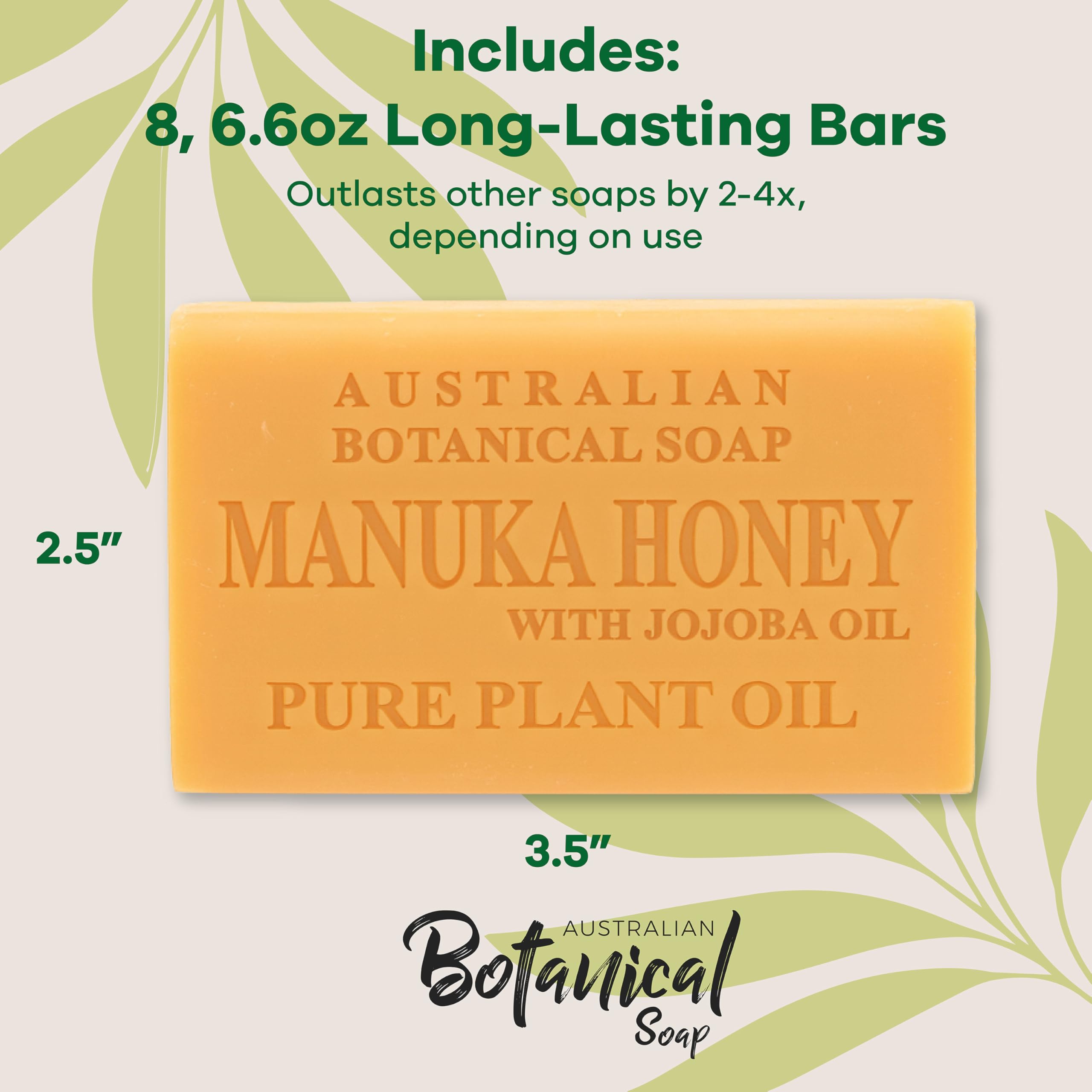 Australian Botanical Soap natural soap base cleanses without residue for a refreshing rinse
