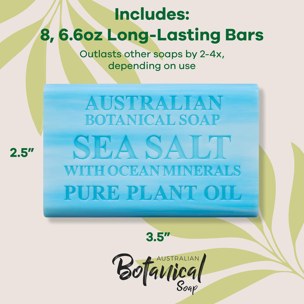 Australian Botanical Soap organic shea butter enriched bar with hydrating feel.