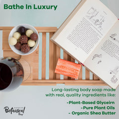 Australian Botanical Soap Sea Salt bar close-up reveals ocean minerals and crisp aroma.