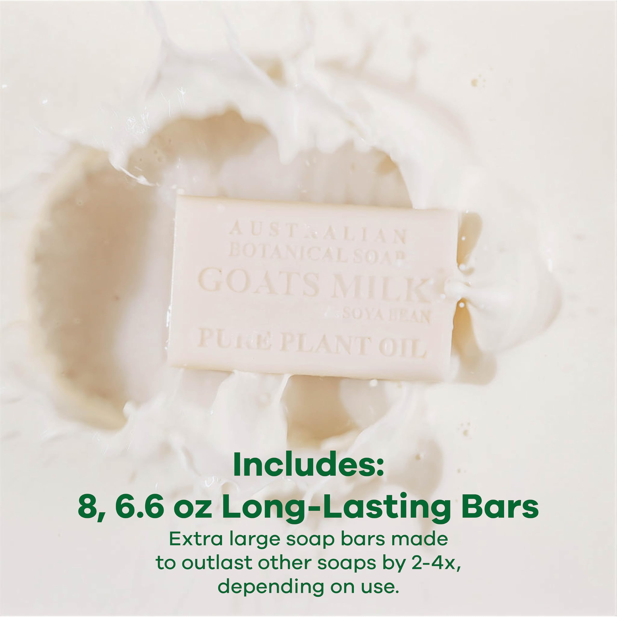 Triple milled detail of Australian Botanical Soap showing a dense, long-lasting bar.