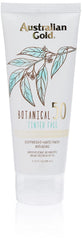 Australian Gold Botanical SPF50 tinted face lotion package on shelf signaling daily sun protection.