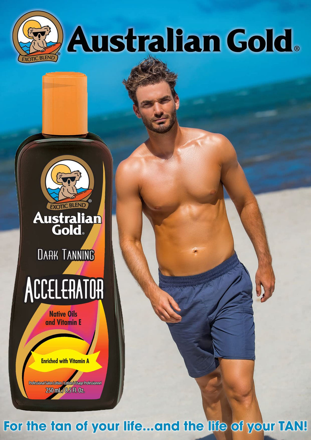 Australian Gold Cocoa Dreams fragrance close-up conveys tropical scent.