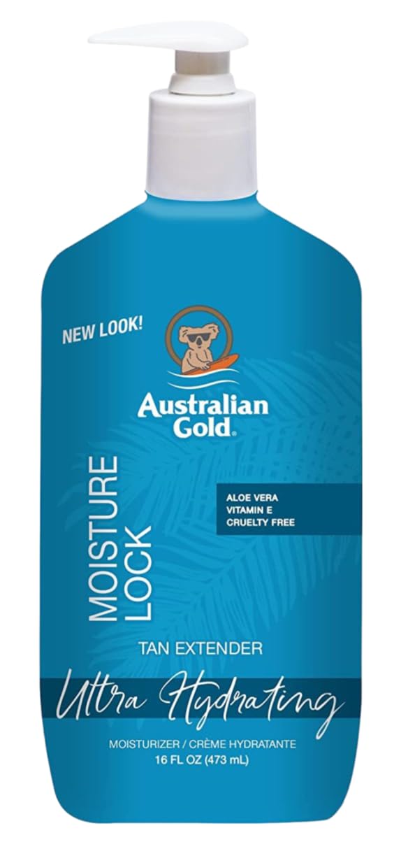 Australian Gold Moist Lock pump-dispense close-up highlights easy application and light scent
