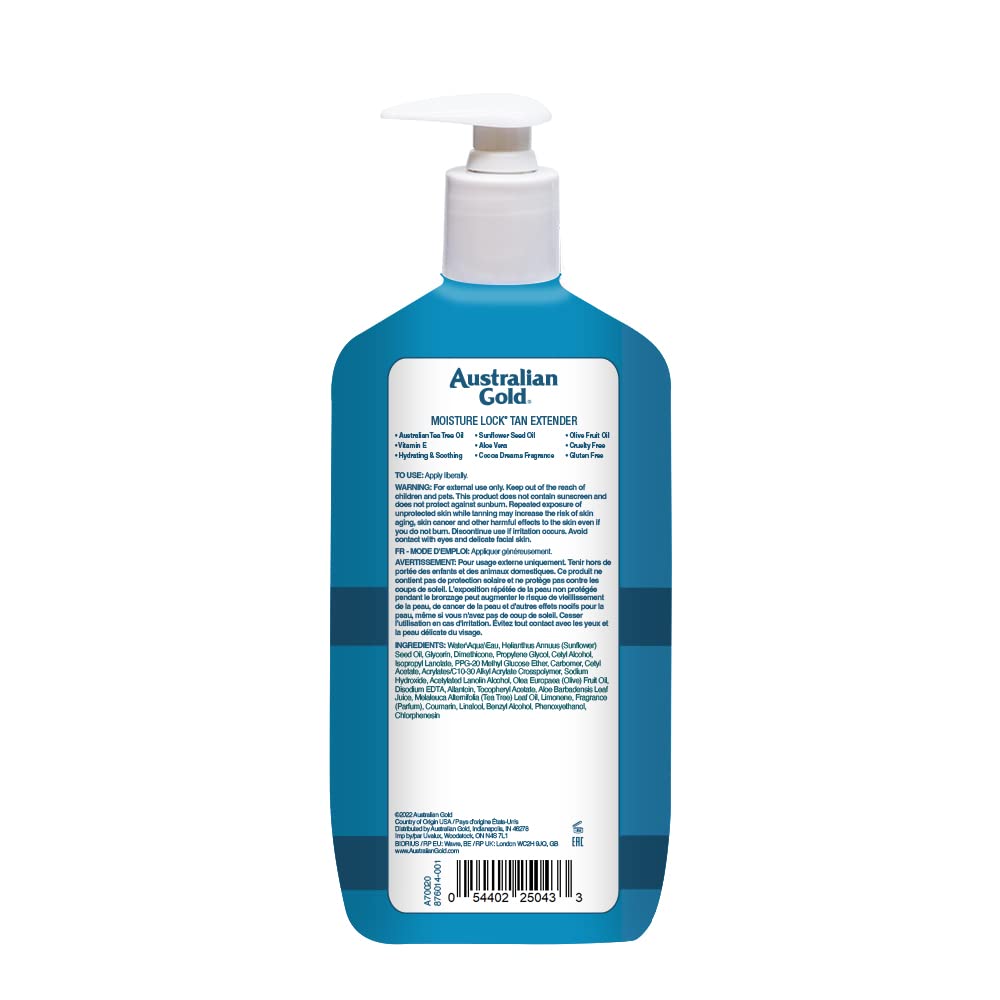 Close up of texture shows fast drying, non greasy hydration for smooth wear.