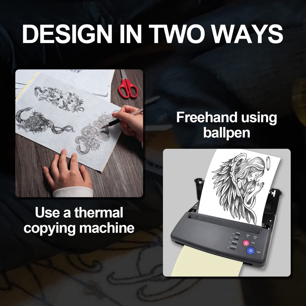 Autdor wax-coated carbon transfer ensures even application and sharp outlines.