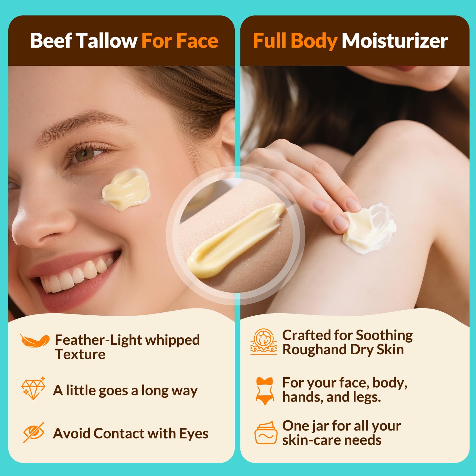 Auteli lightweight fast absorbing balm melts into skin smoothly