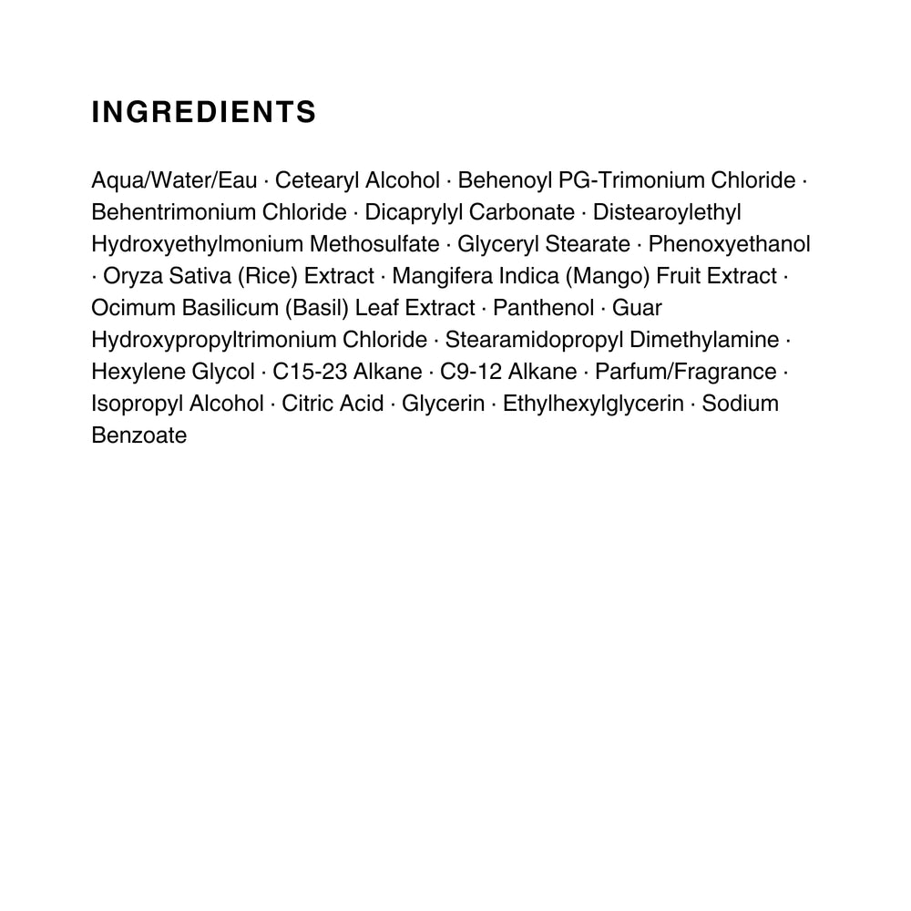 This image shows healthy-looking strands after using Hydrate Conditioner