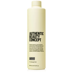 Authentic Beauty Concept Replenish Cleanser bottle closeup, providing nourishing cleansing.