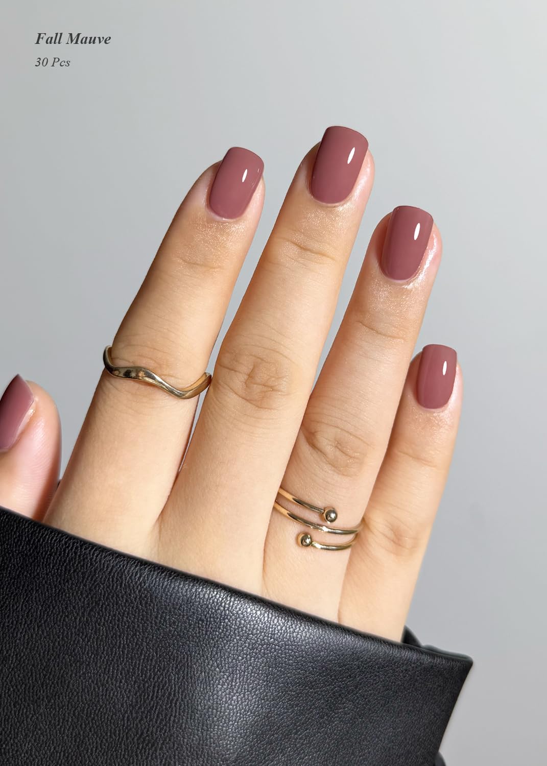 AutyaMee 30 pieces nail wraps close-up in varied sizes for perfect fit.