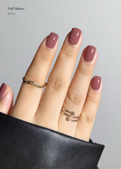 AutyaMee 30 pieces nail wraps close-up in varied sizes for perfect fit.