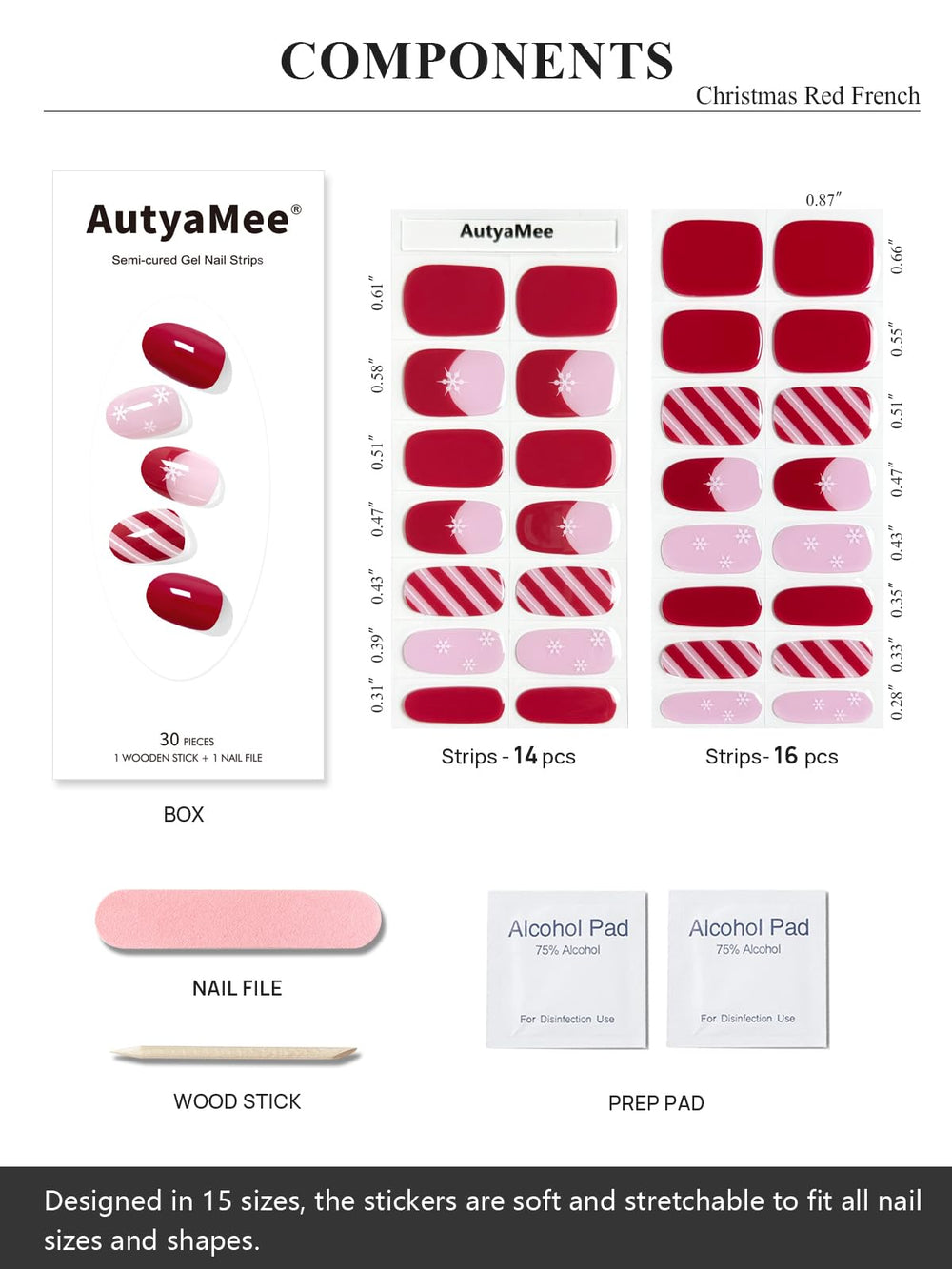 AutyaMee curing-ready strips under a UV lamp for quick set.