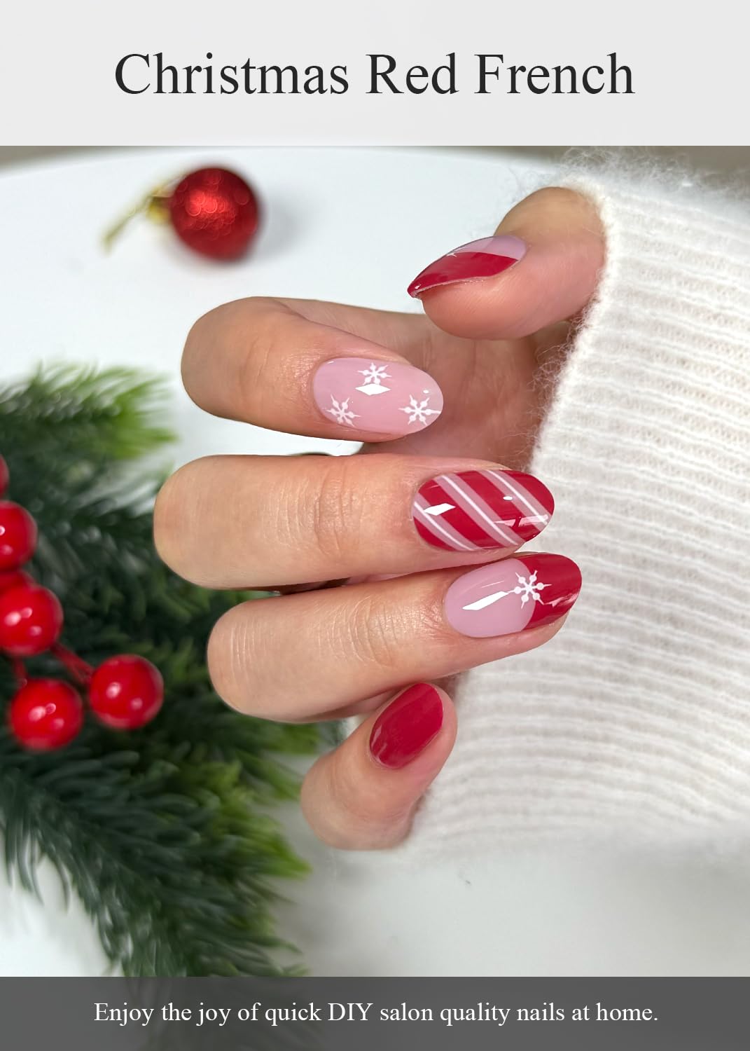 AutyaMee matte pink nail strips emphasize soft texture for chic color.