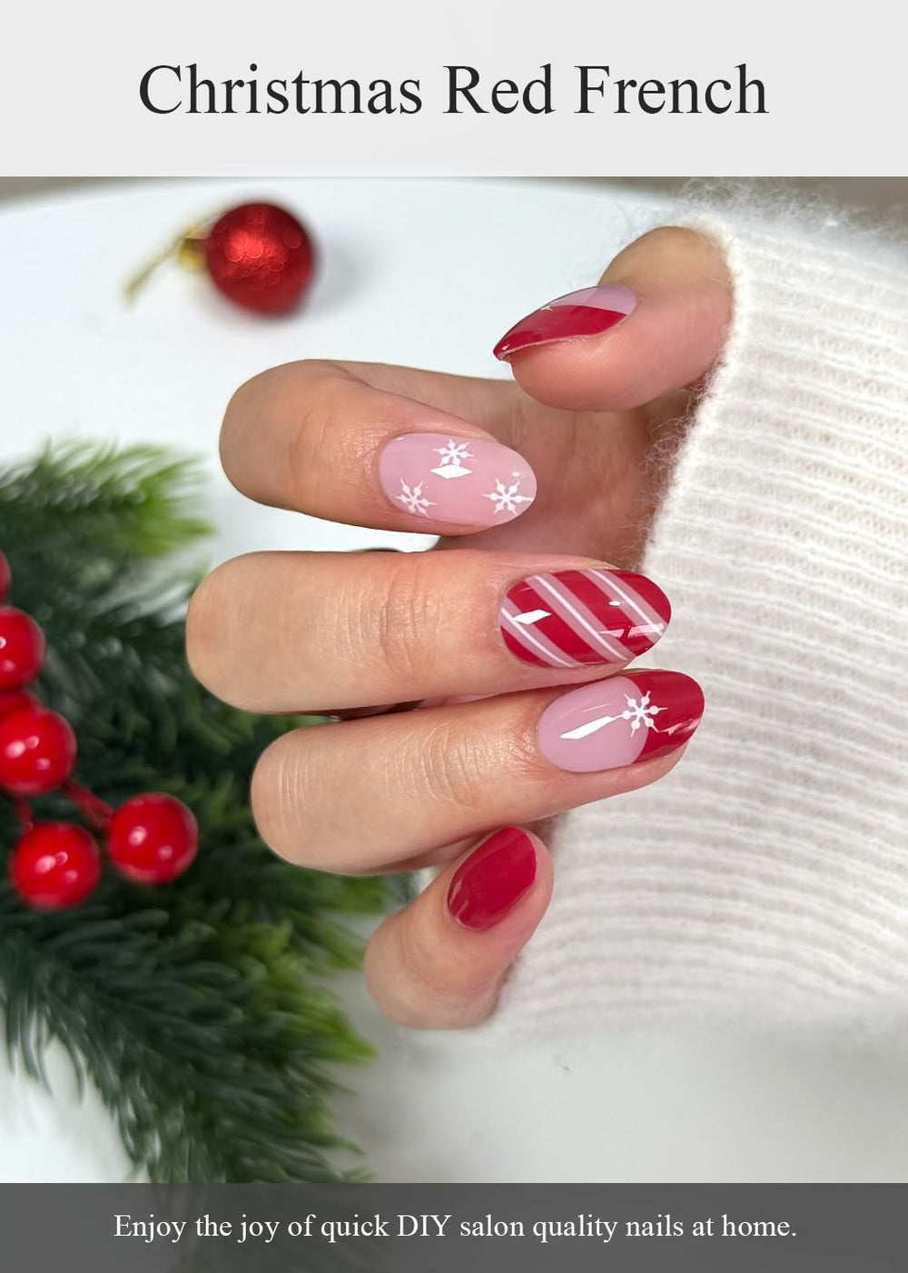 AutyaMee matte pink nail strips emphasize soft texture for chic color.
