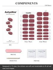 AutyaMee UV/LED lamp curing reveals salon-like finish after curing.