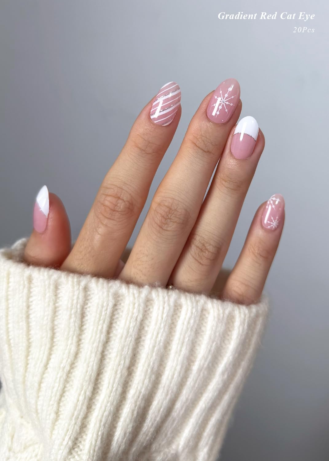 AutyaMee nail strip application process showing easy stick-and-cure for beginners
