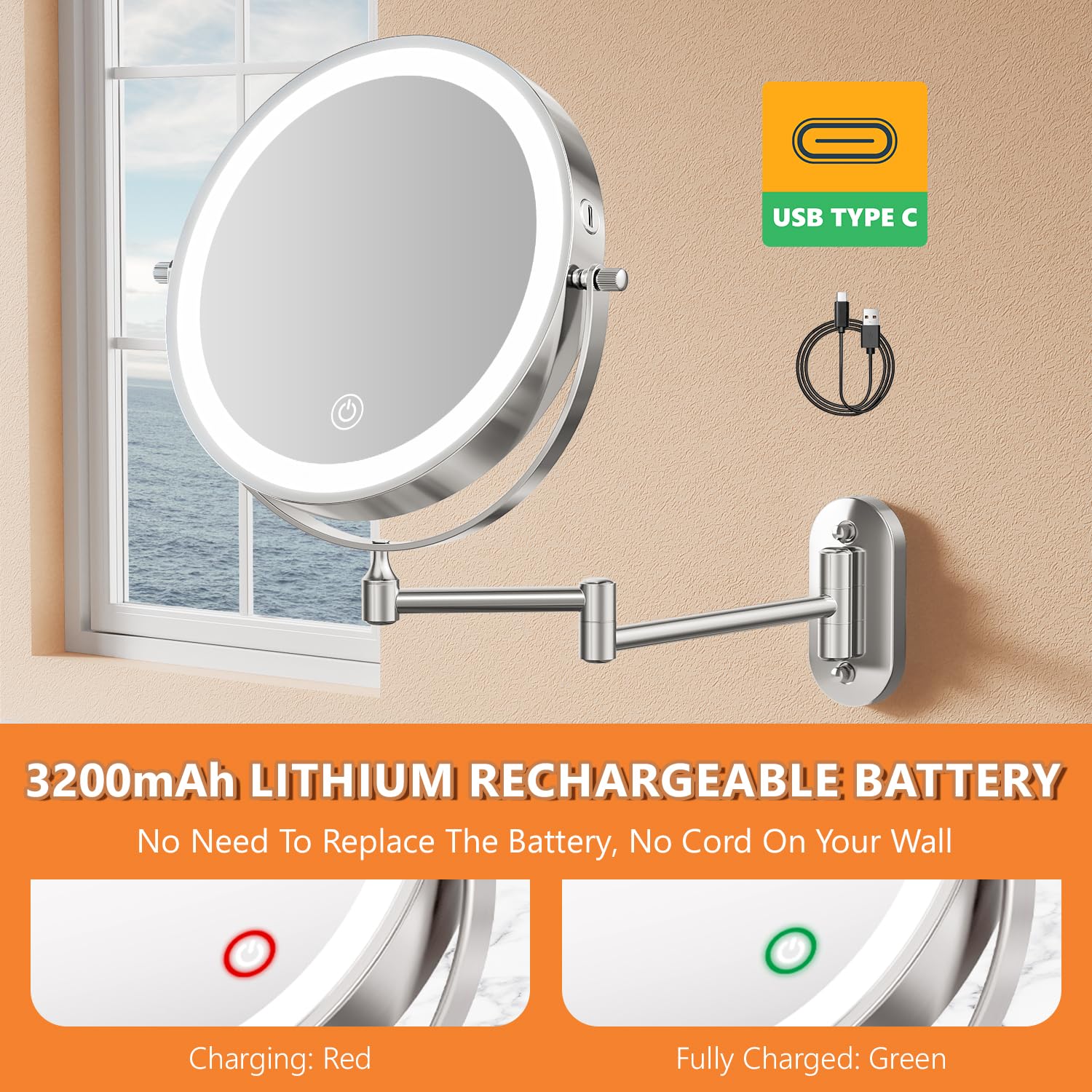 Auxmir three-color LED lighting adapts to tasks and mood